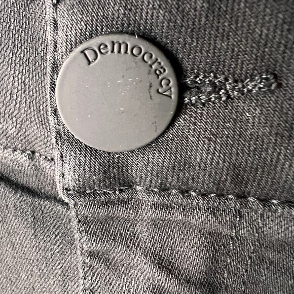 Democracy Jeans Womens Size 8 Black Ab Solution Cotton Blend Stretch Casual - Picture 6 of 16